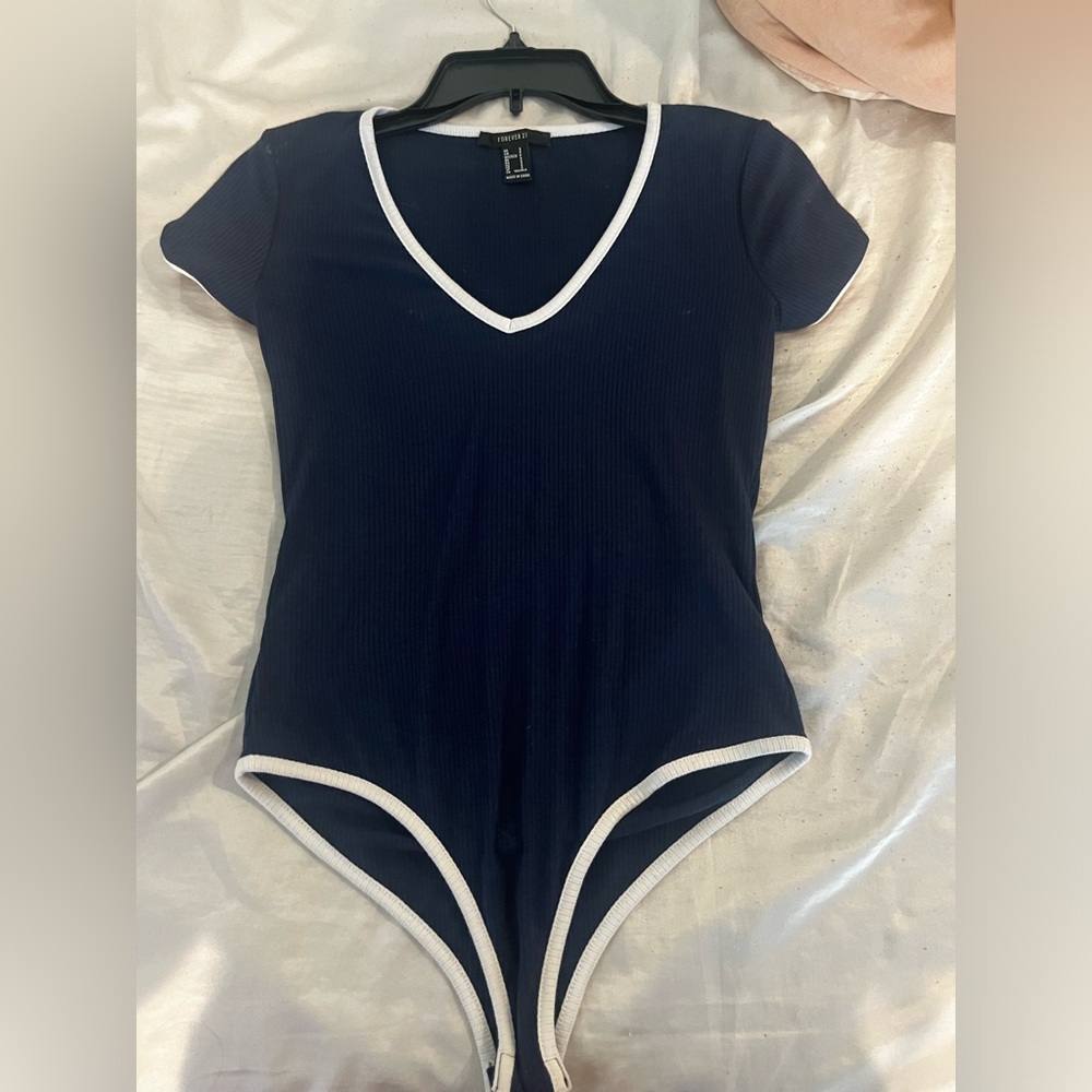 Navy Blue Bodysuit - Picture 1 of 4